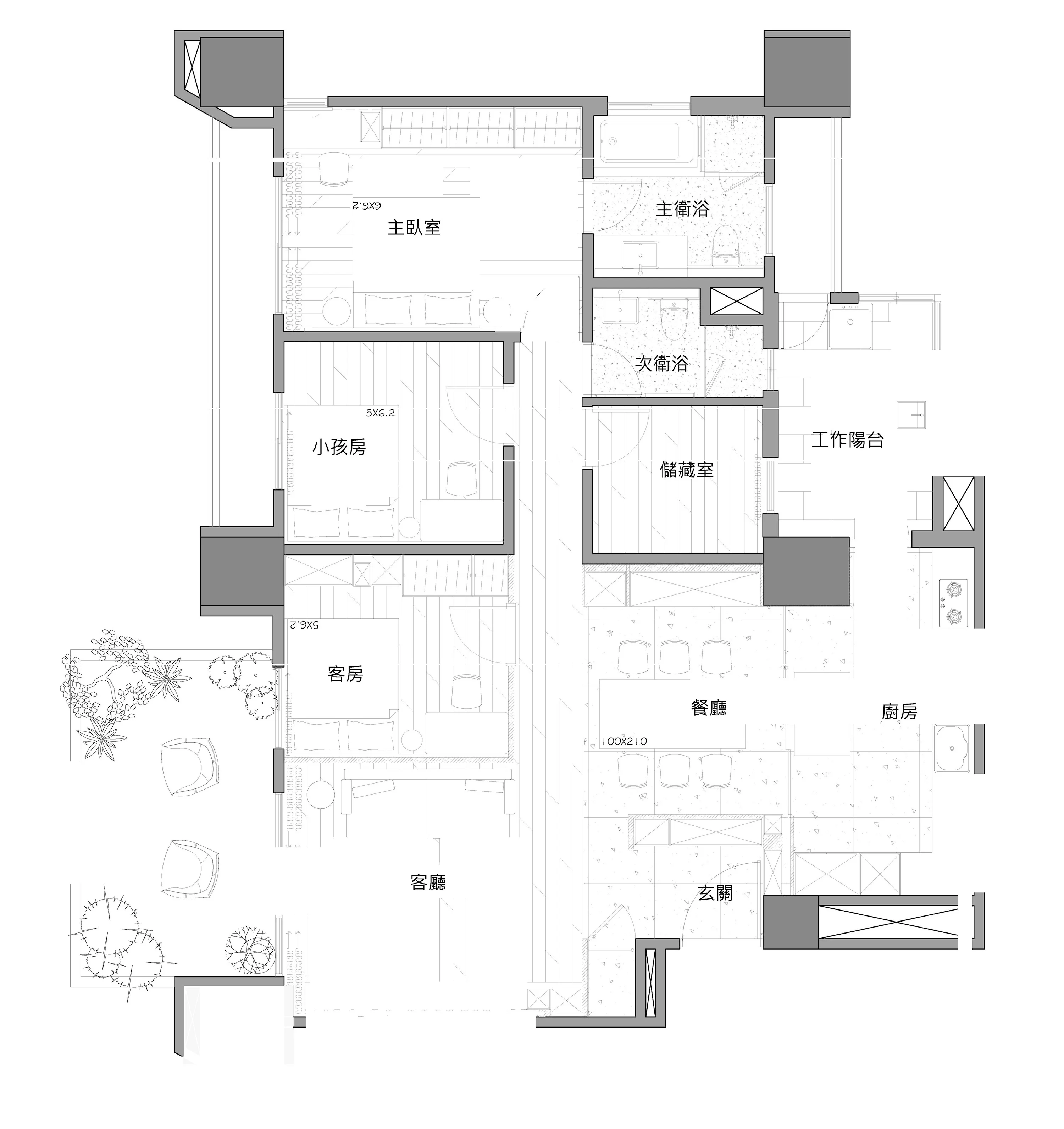 114 10 30惠宇青山清13e 施工平面圖