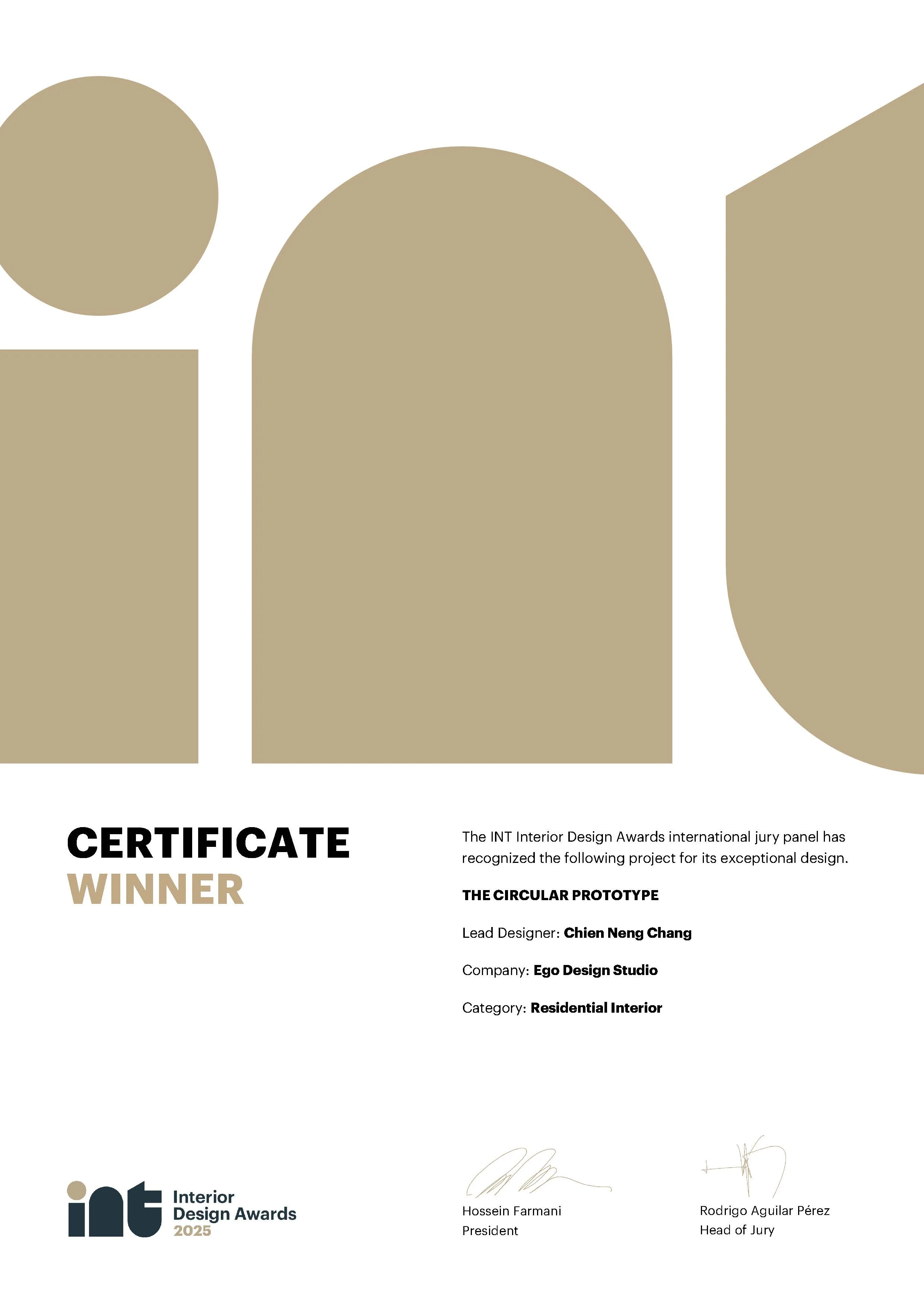 INT DESIGN AWARDS
